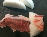 レンジで✩新玉ねぎトロンの豚しゃぶ巻き作り方1写真