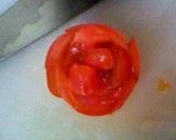 トマトの飾り切り☆薔薇作り方4写真
