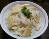 モチモチ筍炊き込みご飯作り方5写真