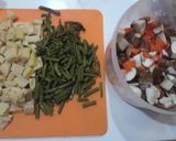 わらびの筑前煮✿作り方1写真