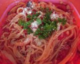シリコンスチーマーで！トマトソースパスタ作り方5写真