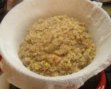 蒸し器で♡中華風おこわ作り方7写真
