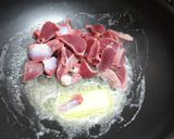 新玉ねぎと砂肝のバター炒め作り方3写真
