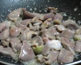 新玉ねぎと砂肝のバター炒め作り方5写真