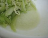 セロリとさきいかの和え物作り方1写真