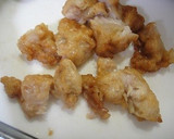 唐揚げとマヨソースで簡単カラマヨ丼♡作り方2写真
