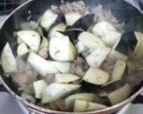 ✿レモン風味♡茄子と挽肉の和風ゴマ炒め✿作り方6写真