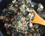 *残った餃子のたね*作り方3写真