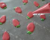 ＊いちご模様のロールケーキ＊作り方7写真
