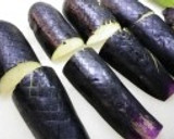 素揚げで味しみ♪「揚げなすの梅じそ添え」作り方1写真