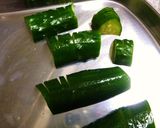 食感をたのしむ胡瓜　作り方3写真