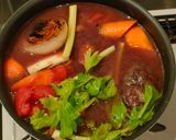仔牛の骨付きスネ肉で作るビーフシチュー作り方6写真
