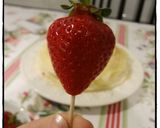 ケーキの飾りにかわいいイチゴのマスコット作り方1写真