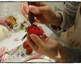 ケーキの飾りにかわいいイチゴのマスコット作り方2写真