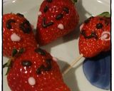 ケーキの飾りにかわいいイチゴのマスコット作り方4写真