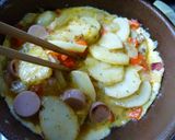 新じゃがでしっとり♡スパニッシュオムレツ作り方5写真