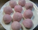 桜餅（桜の塩漬けと氷もちのアレンジ）作り方5写真