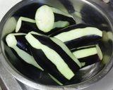 茄子のはさみ揚げ☆カレー風味作り方1写真