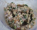 いかと豆腐の節約ハンバーグ作り方4写真