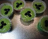 カップケーキ● 抹茶と黒豆作り方5写真