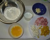 ランチde蒸しパンチーズin作り方1写真