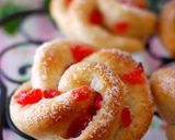 可愛いお花✽バターシュガーの菓子パンHB作り方11写真