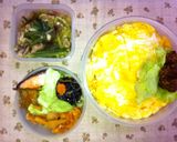 お弁当にオムスパ作り方4写真