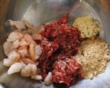お弁当に♡エビマヨハンバーグ作り方1写真