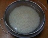 ルクルーゼで節電☆おいしいごはん作り方1写真