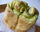 まるでシフォンケーキ！抹茶冷ご飯あんパン作り方8写真