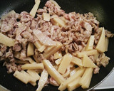 簡単 タケノコと豚肉のキムチ風味炒め作り方3写真