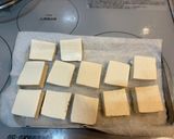 手で食べるヘルシーネギだれお豆腐おつまみ作り方2写真