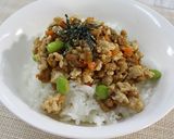 激うま節約レシピ！具沢山納豆そぼろ丼作り方7写真