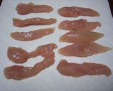 ささみの梅肉チーズ春巻き♡作り方1写真