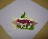 ささみの梅肉チーズ春巻き♡作り方2写真