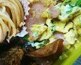 パパ作ＮＯＷハンバーガー玉子焼き炒め作り方5写真