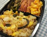 パパ作ＮＯＷハンバーガー玉子焼き炒め作り方4写真