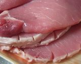 簡単★しっとり豚ロース肉の塩麹漬け焼き作り方1写真