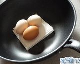 フライパンで簡単☆蒸し卵作り方1写真