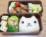 お弁当箱いっぱいに！キャラ弁カピバラさん作り方3写真