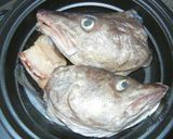 タラのアラのタジン鍋焼き作り方1写真