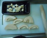 ピリ辛☆タケノコのたたき和え作り方1写真