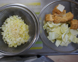 ☆｡キャベツと厚揚げの旨みそ炒め｡☆作り方1写真