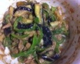 超簡単...6分..丼で ナスの味噌炒め作り方11写真