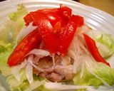さっぱり照り焼き新玉のせ作り方6写真