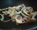 あさりとベーコンの✿クリームパスタ作り方2写真