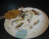 あさりとベーコンの✿クリームパスタ作り方4写真