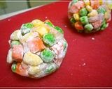 お弁当に！レンジで簡単カラフル肉だんご☆作り方3写真