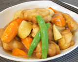 鶏肉と筍の揚げ煮作り方6写真