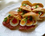 ロールパンと食パンのサンドウィッチ作り方8写真